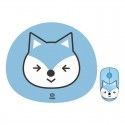 Fude E680 personalized wireless mouse 2.4G wireless mouse female office home travel mute mouse