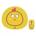 Fude E680 personalized wireless mouse 2.4G wireless mouse female office home travel mute mouse