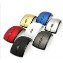 Popular wireless optical mouse 2.4G folding mouse creative folding switch feature Arc Mouse
