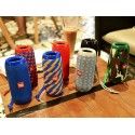 Tg117 cloth Bluetooth speaker outdoor waterproof subwoofer dual diaphragm high sound quality portable card audio