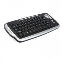 Factory direct wireless trackball keyboard Mini 2.4G wireless keyboard and mouse in one multimedia mouse keyboard set