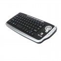 Factory direct wireless trackball keyboard Mini 2.4G wireless keyboard and mouse in one multimedia mouse keyboard set