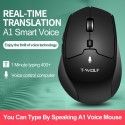 Thunder wolf X3 charging Wireless Mouse AI intelligent speech recognition mouse business office wish Amazon eBay