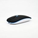 Ultra thin notebook computer mouse USB wireless 2.4G rechargeable silent lazy mouse customizable logo