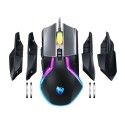 Cross border new eBay Amazon mechanical game mouse creative eat chicken Hong press gun USB luminous wired mouse