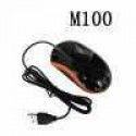 Optical cable mouse M100 electronic competition USB desktop computer cross border audio optical mouse M50 office and home