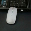 Ultra thin notebook computer mouse USB wireless 2.4G rechargeable silent lazy mouse customizable logo