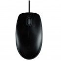 Suitable for Logitech M100R high grade blister sealed notebook office game home USB wired black and white mouse