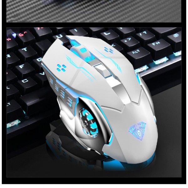 Aula tarantula 2.4G wireless mouse rechargeable silent Notebook PC e-game Office