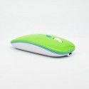 Ultra thin notebook computer mouse USB wireless 2.4G rechargeable silent lazy mouse customizable logo