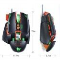Cross border new eBay Amazon mechanical game mouse creative eat chicken Hong press gun USB luminous wired mouse