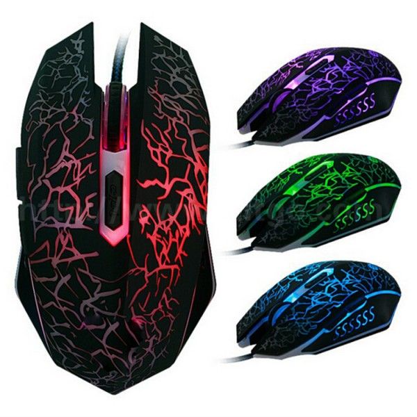 Computer accessories luminous USB wired mouse herdsman Internet bar office game mouse manufacturer wholesale cross border