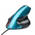 Factory wholesale new USB wired ergonomics vertical mouse upright wrist mouse 5-button photoelectric mouse