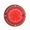 Personality dream planet mouse pad soft rubber pad small fresh student anti slip round notebook pad