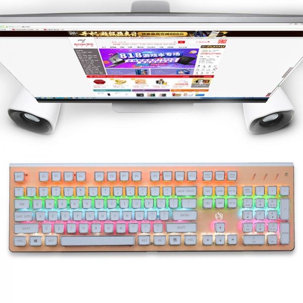 935 removable metal mechanical keyboard electroplating keycap game Office