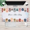 Large locking cartoon game mouse pad can be customized for computer office thickened non slip table pad