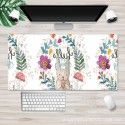 Nordic Green Plant lengthens waterproof mouse pad thickens lock game mouse pad to customize
