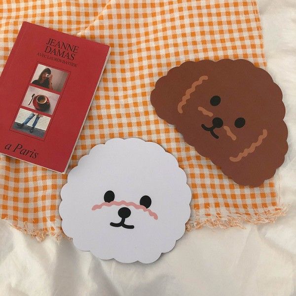 Korean cartoon table pad teddy bear