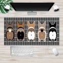 Ins Nordic style personalized mouse pad customized advertising gift mouse pad Game Internet bar large mouse pad