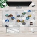 European and American style mouse pad can be customized extra large computer office thickened anti slip table pad