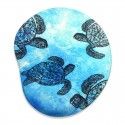Pu anti slip bottom Lycra cloth face silicone wrist pad wrist support environmental protection silicone wrist pad manufacturer