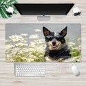 Ins Nordic wind pad mouse pad thickened large lock edge anti slip advertising pad wrapped desk pad white embryo customization