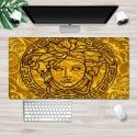 Ins Nordic wind pad mouse pad thickened large lock edge anti slip advertising pad wrapped desk pad white embryo customization