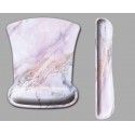 Memory cotton keyboard support keyboard pad keyboard wristband pad natural rubber hand pillow wristband set