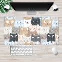Nordic ins super large 3D mouse pad cute cat wrist pad customized advertising gift mouse pad Game Internet bar