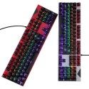 Virtual battleship metal panel real mechanical keyboard green axis no rush road running lantern mechanical keyboard factory wholesale