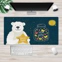 Nordic ins super large mouse pad new cartoon wrist pad customized advertising gift mouse pad Game Internet bar