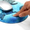 Pu anti slip bottom Lycra cloth face silicone wrist pad wrist support environmental protection silicone wrist pad manufacturer