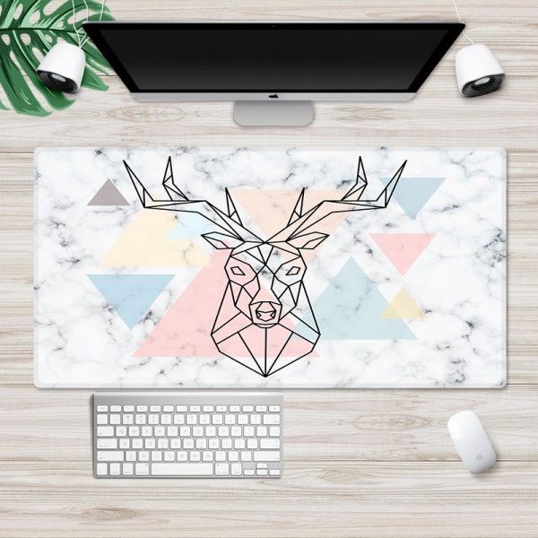Nordic large lock cartoon game mouse pad can be customized computer office thickened non slip table pad manufacturer