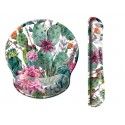 Rubber bottom memory cotton wrist guard mouse pad keyboard pad support set gift mouse pad wrist guard set customization