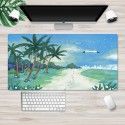 Ins Nordic wind pad mouse pad thickened large lock edge anti slip advertising pad wrapped desk pad white embryo customization