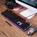 Virtual battleship metal panel real mechanical keyboard green axis no rush road running lantern mechanical keyboard factory wholesale