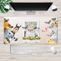 Nordic ins super large mouse pad new cartoon wrist pad customized advertising gift mouse pad Game Internet bar