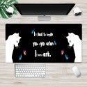 Ins Nordic style personalized mouse pad customized advertising gift mouse pad Game Internet bar large mouse pad