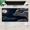 Ins Nordic wind pad mouse pad thickened large lock edge anti slip advertising pad wrapped desk pad white embryo customization