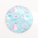 Personality dream planet mouse pad soft rubber pad small fresh student anti slip round notebook pad