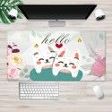 Nordic ins super large mouse pad new cartoon wrist pad customized advertising gift mouse pad Game Internet bar