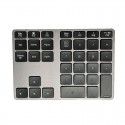 Digital keyboard 35 keys aluminum alloy Rechargeable Wireless Bluetooth keyboard ultra thin external universal digital keyboard