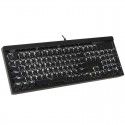 970 wired mechanical keyboard green axis backlight square ice crystal two color chocolate keycap game Office