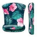 Memory cotton keyboard support keyboard pad keyboard wristband pad natural rubber hand pillow wristband set