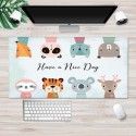 Advertising mouse pad customized antiskid cartoon keyboard pad customized computer game logo