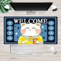 New customized cartoon mouse pad large Internet cafe computer table mat anti skid game mouse pad factory direct sales 
