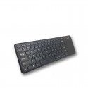 Factory new dual system wireless 2.4G with touch Bluetooth ultra thin keyboard with touch pad