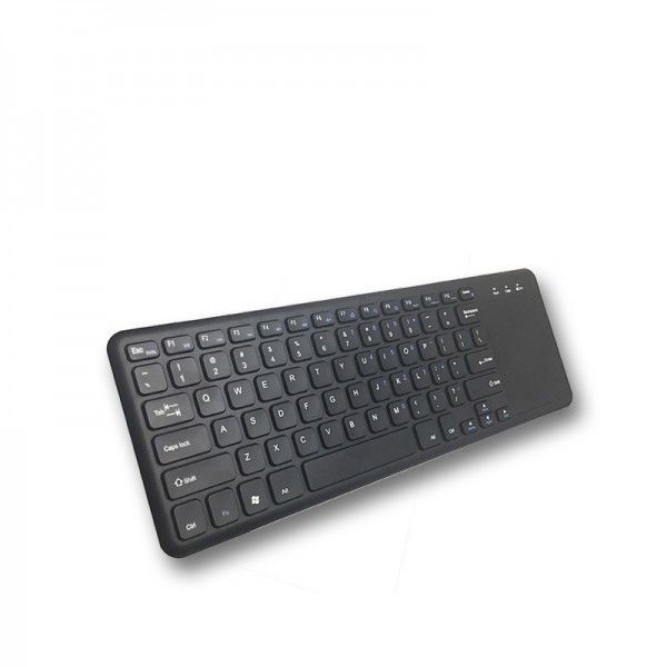Factory new dual system wireless 2.4G with touch Bluetooth ultra thin keyboard with touch pad