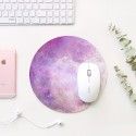Personality dream planet mouse pad soft rubber pad small fresh student anti slip round notebook pad