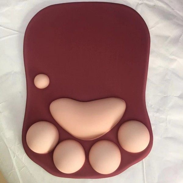 Environmental friendly silicone cat claw wrist guard mouse pad to customize mouse pad wrist guard cat claw silicone wrist guard pad